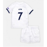 Tottenham Hotspur Son Heung-min #7 Hemmaställ Barn 2023-24 Korta ärmar (+ Korta byxor)